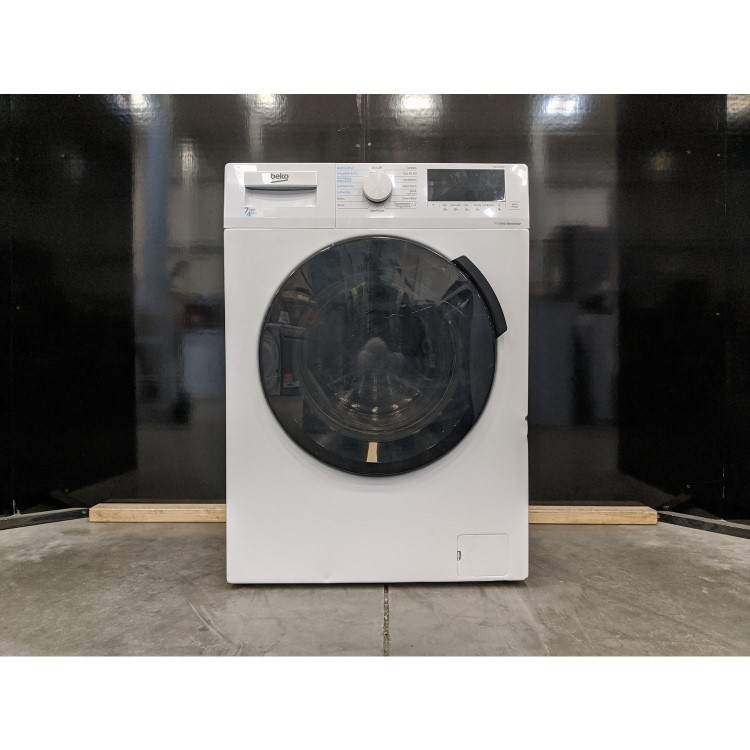 Refurbished Beko WDL742431W Smart Freestanding 7/4KG 1200 Spin Washer Dryer White