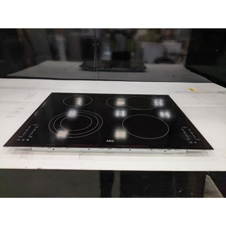 Refurbished AEG HK764070FB 71cm 4 Zone Ceramic Hob with Bevelled Edge