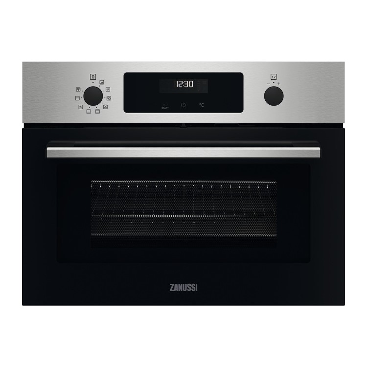 Zanussi Series 60 Built-In Compact Combination Oven Microwave and Grill - Stainless Steel