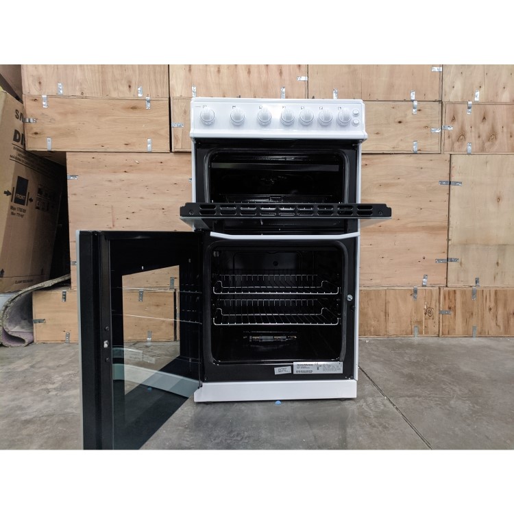 Refurbished NordMende CTG51WH 50cm Double Cavity Gas Cooker White