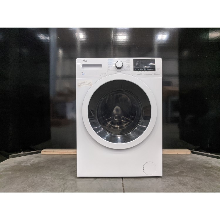 Refurbished Beko WDER7440421W Freestanding 7/4KG 1400 Spin Washer Dryer