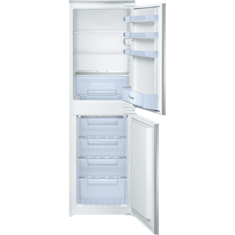 Bosch Series 2 54cm Wide 50-50 Integrated Upright Fridge Freezer - White