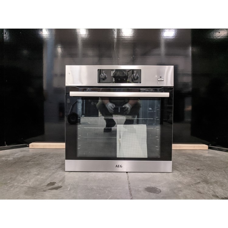 Refurbished AEG Self Cleaning Electric Single Oven - Stainless Steel