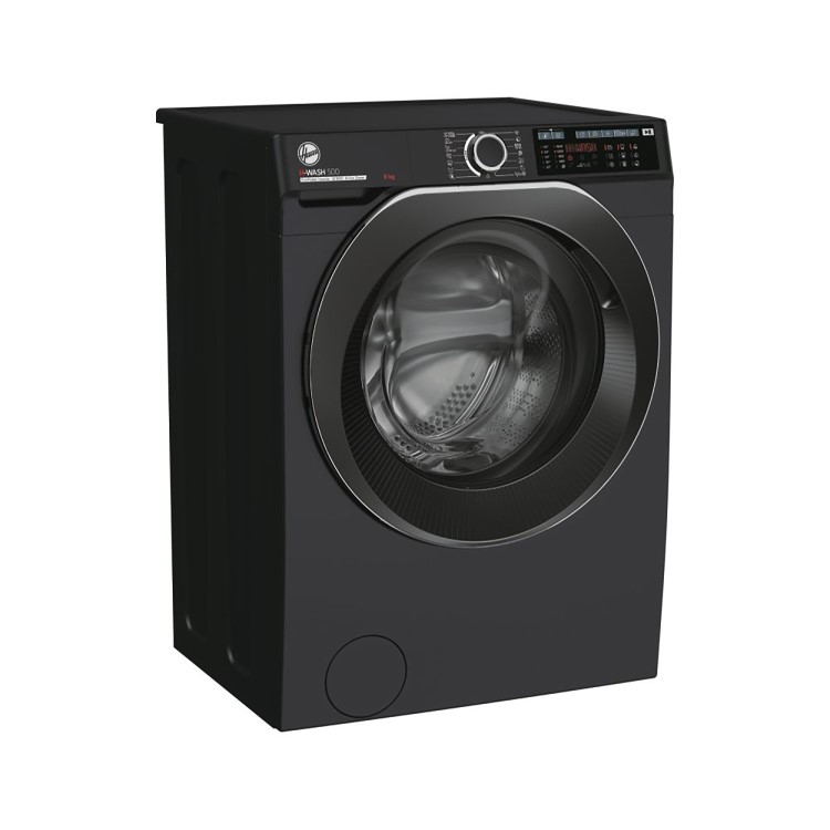 Refurbished Hoover H-Wash 500 HW69AMBCB Smart Freestanding 9KG 1600 Spin Washing Machine Black