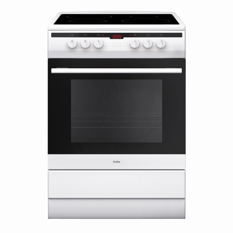 Amica 60cm Electric Cooker - White