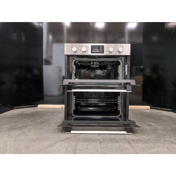 Refurbished Zanussi ZOF35661XK 60cm Double Built Under Electric Oven Stainless Steel