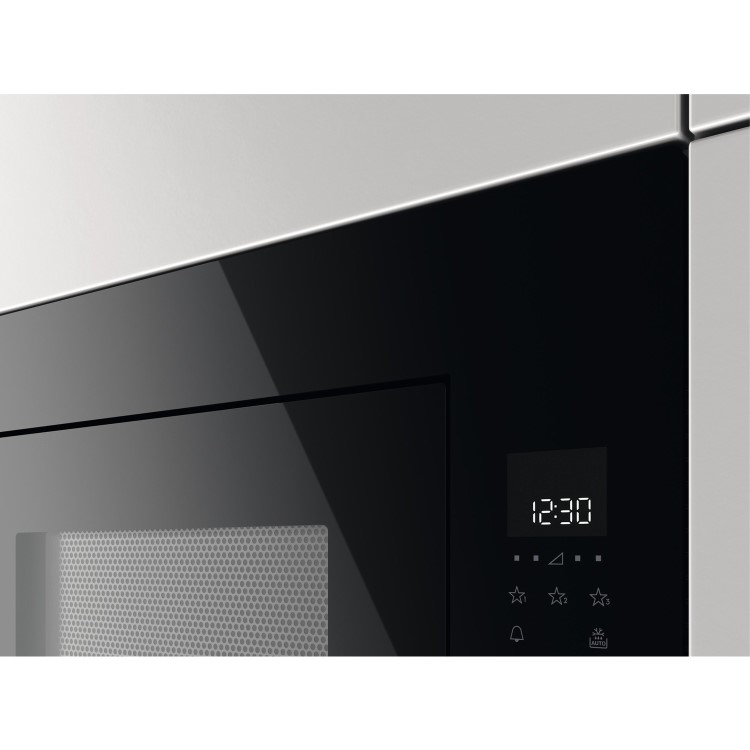 Zanussi Series 20 Built-In Microwave - Black with Stainless Steel Trim