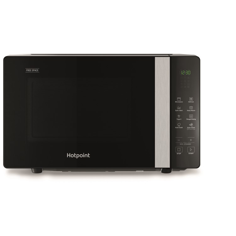 Hotpoint MWHF201B Xtraspace Flatbed 20L Microwave - Black