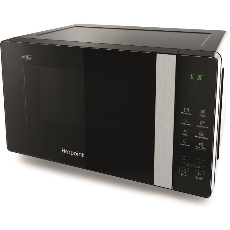 Hotpoint MWHF201B Xtraspace Flatbed 20L Microwave - Black