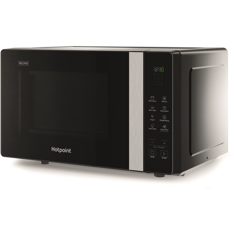 Hotpoint MWHF201B Xtraspace Flatbed 20L Microwave - Black