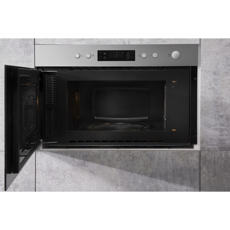 Hotpoint Built-In Microwave with Grill - Stainless Steel