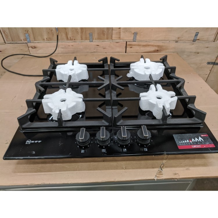 Refurbished Neff N70 T26DS49S0 60cm 4 Zone Gas Hob Black