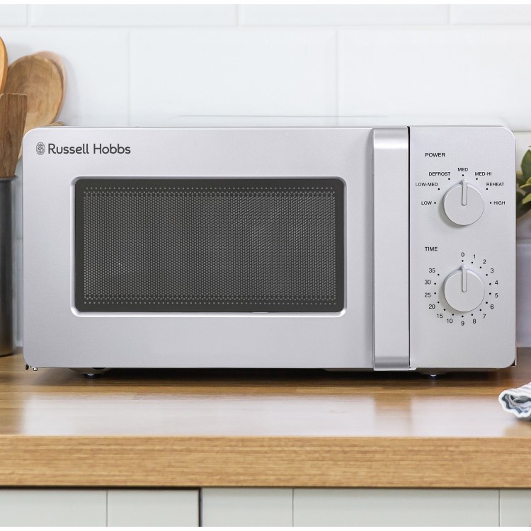 Russell Hobbs 14L Compact Microwave Oven - Silver