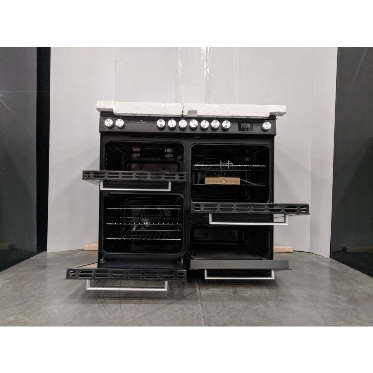 Refurbished New World NW100RCIX 100cm Dual Fuel Range Cooker Stainless Steel