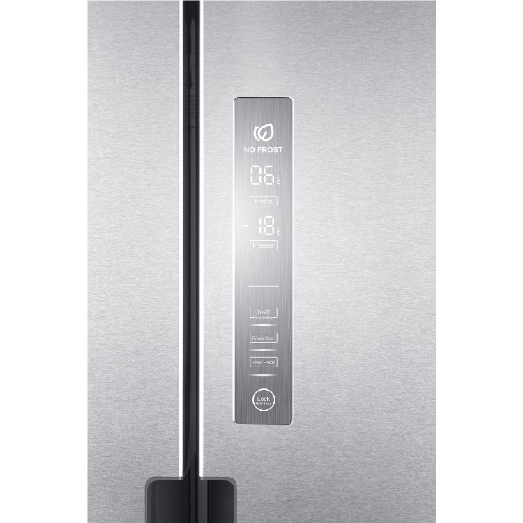 Haier 456 Litre Four Door American Fridge Freezer - Grey