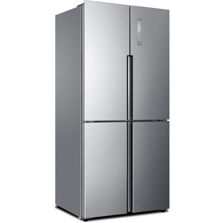 Haier 456 Litre Four Door American Fridge Freezer - Grey