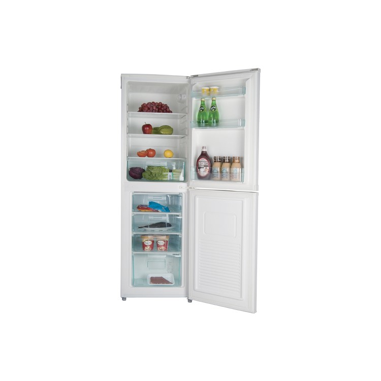 Refurbished Amica FK1984 195 Litre Freestanding Fridge Freezer 50/50 Split 50cm Wide - White