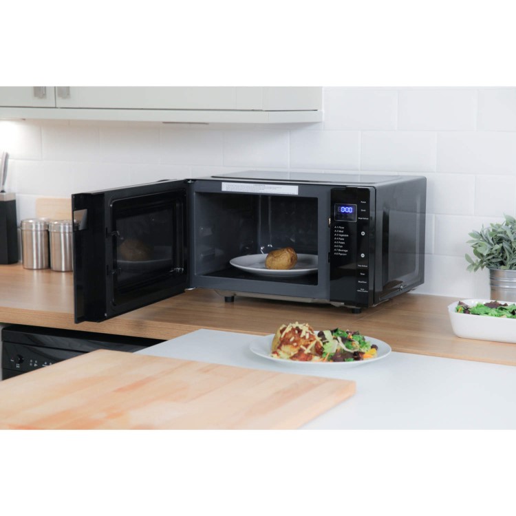 Russell Hobbs 23L Freestanding Solo Flatbed Microwave - Black