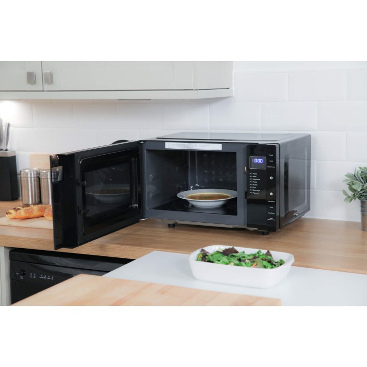 Russell Hobbs 23L Freestanding Solo Flatbed Microwave - Black