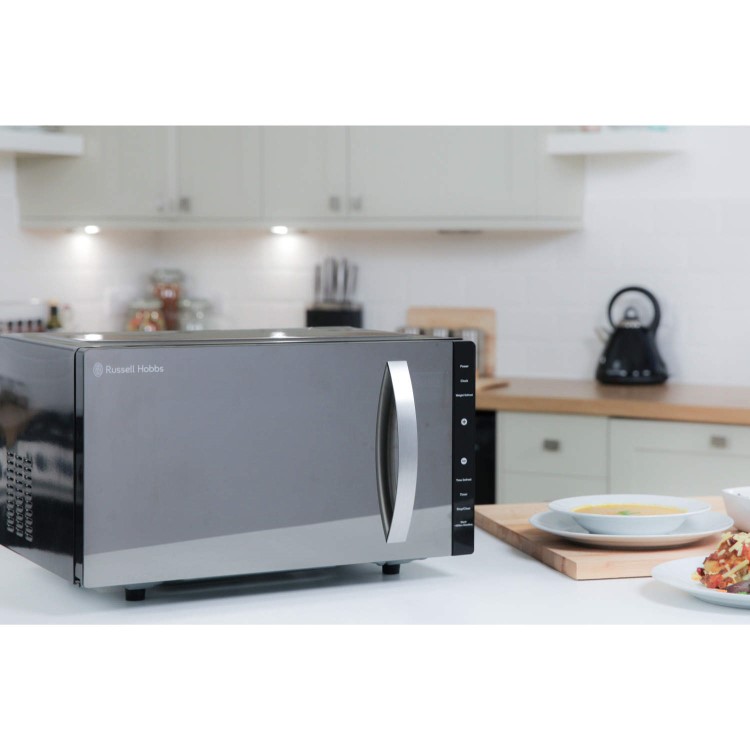 Russell Hobbs 23L Freestanding Solo Flatbed Microwave - Black