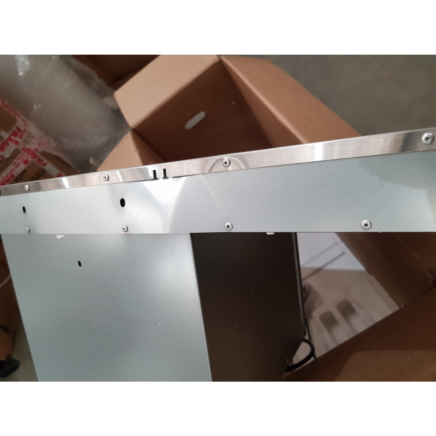 belling 90cm cooker hood stainless steel