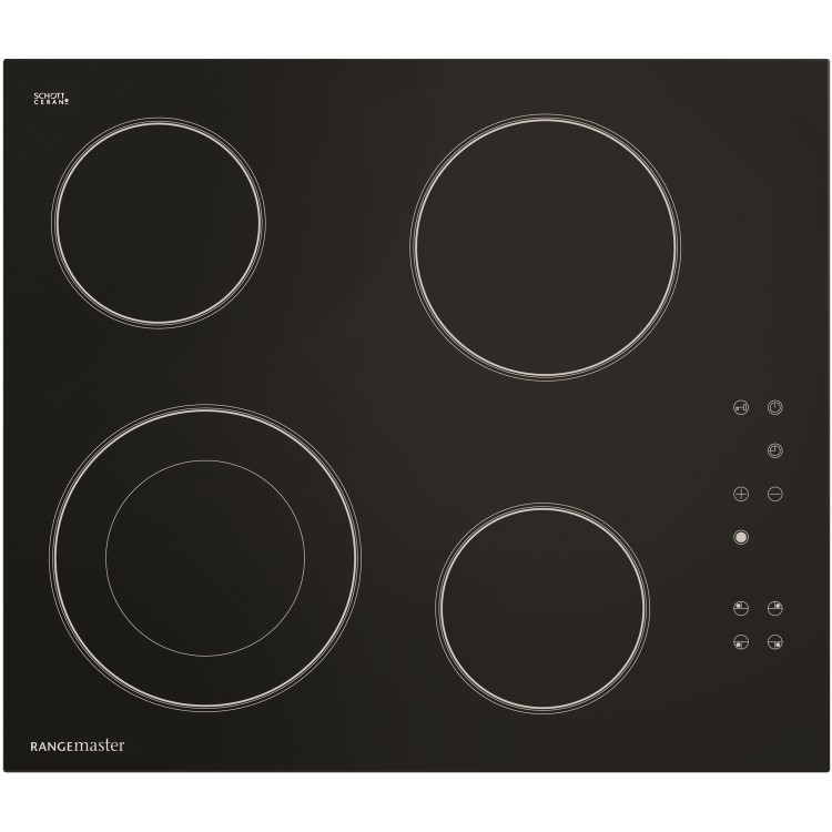 Rangemaster 58cm 4 Zone Ceramic Hob