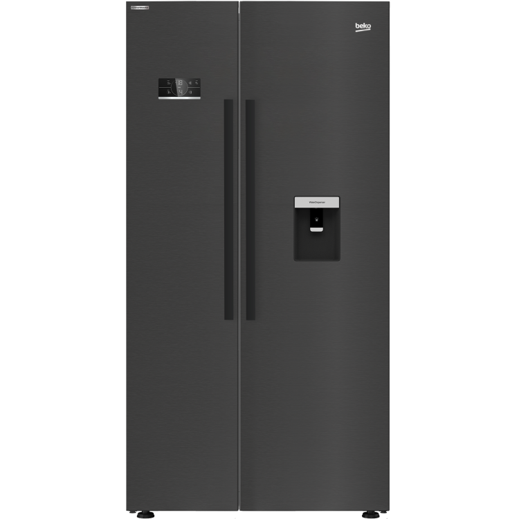 Refurbished Beko ASD2341VB Freestanding 576 Litre American Frost Free Fridge Freezer