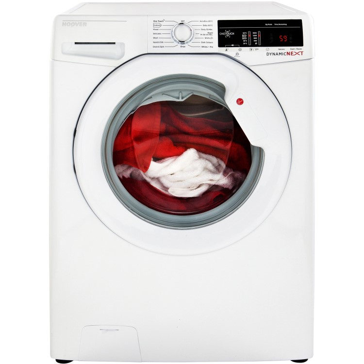 Refurbished Hoover DXOA69LW3-80 Smart Freestanding 9KG 1600 Spin Washing Machine White