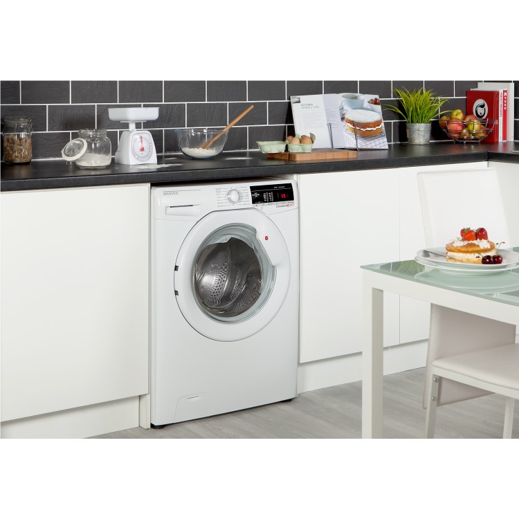 Refurbished Hoover DXOA69LW3-80 Smart Freestanding 9KG 1600 Spin Washing Machine White