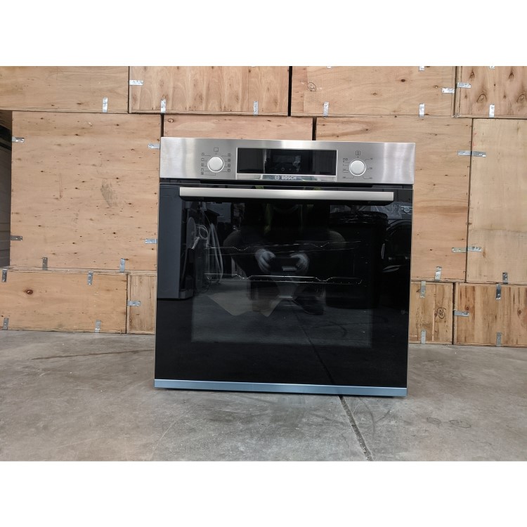 Refurbished Bosch Series 4 HBS573BS0B Multifunction 60cm Single Built In Electric Oven Stainless Steel