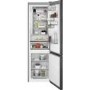 Refurbished AEG RCB736E5MB Freestanding 347 Litre 60/40 Fridge Freezer Black