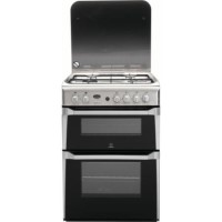 Indesit 60cm Gas Cooker - Stainless Steel