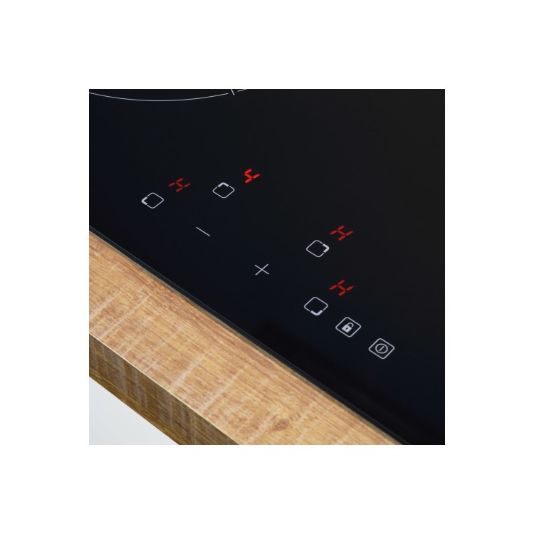 CDA Single Fan Oven & 4 Zone Ceramic Hob - Stainless steel 