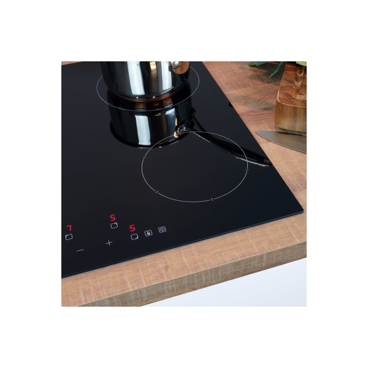 CDA Single Fan Oven & 4 Zone Ceramic Hob - Stainless steel 