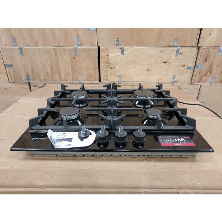 Refurbished Neff N70 T26DS49S0 60cm 4 Zone Gas Hob Black