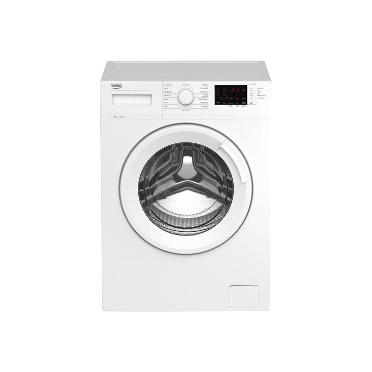 Refurbished Beko WTK104121W Freestanding 10KG 1400 Spin Washing Machine White