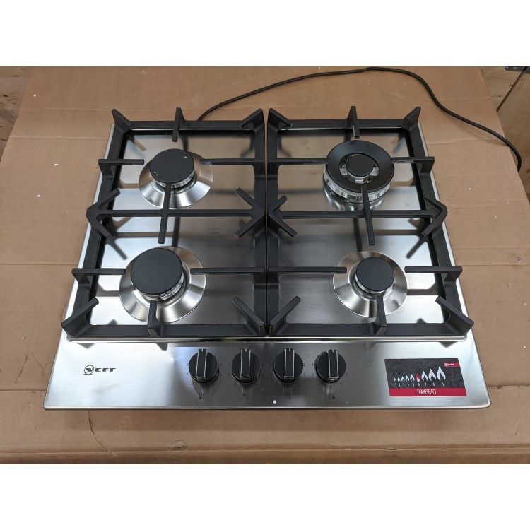 Refurbished Neff N70 T26DS59N0 60cm 4 Burner Gas Hob Stainless Steel