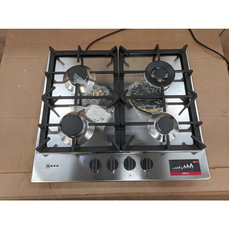 Refurbished Neff N70 T26DS59N0 60cm 4 Burner Gas Hob Stainless Steel