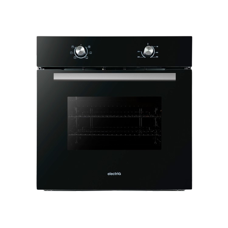 electriQ Plug In Electric Single Oven - Black