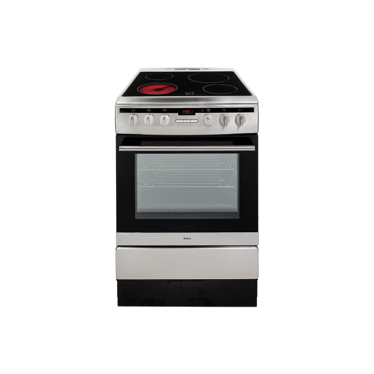 Amica 60cm Electric Cooker - Stainless Steel