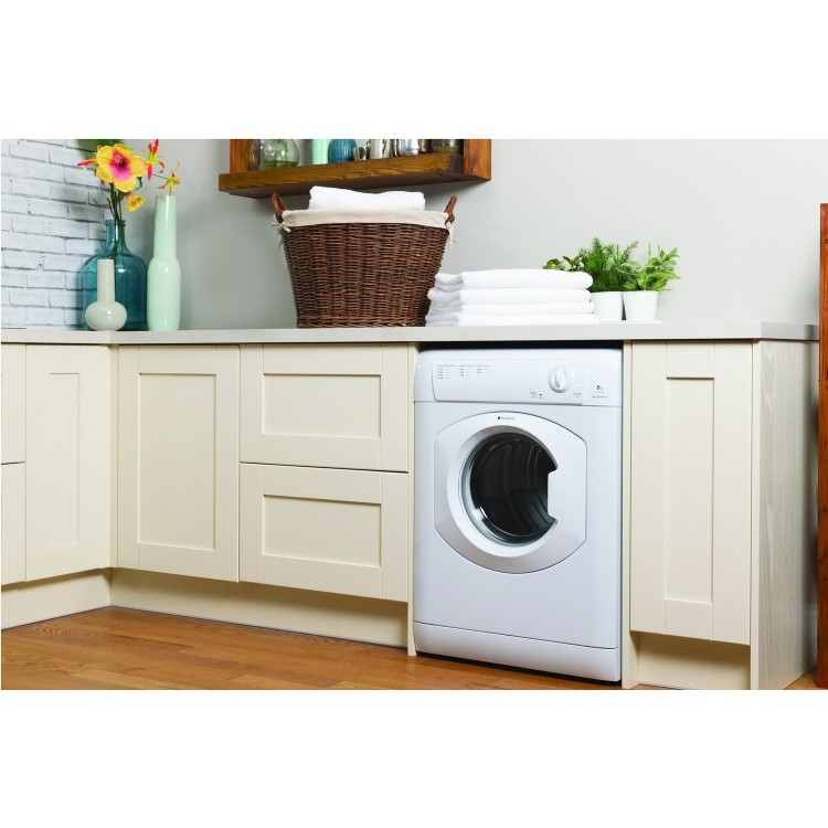 Hotpoint TVHM80CP 8kg Freestanding Vented Tumble Dryer White