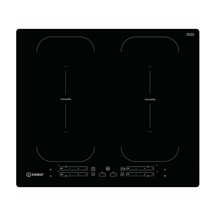 Indesit 59cm 4 Zone Induction Hob with DualZones