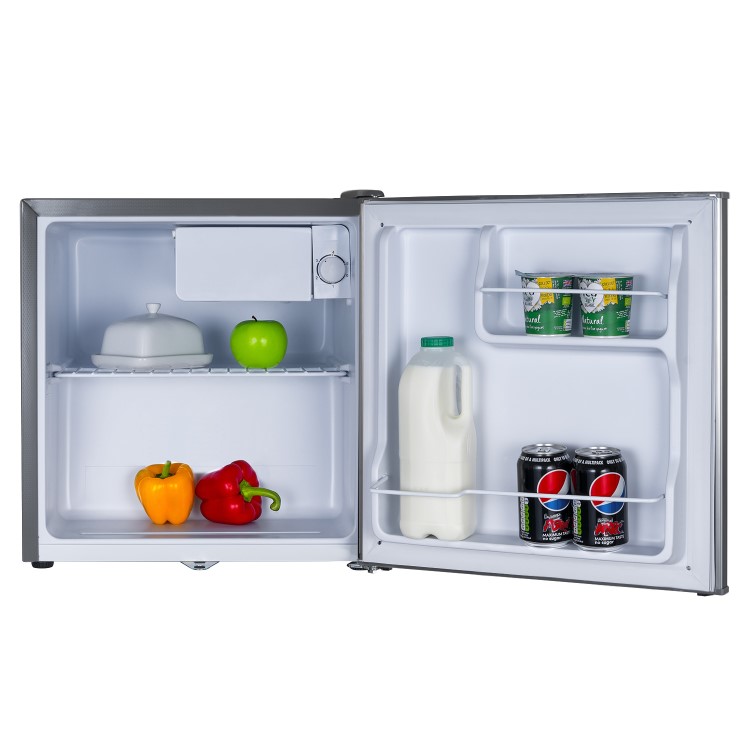 electriQ 45 Litre Table Top Drinks Fridge - Stainless Steel