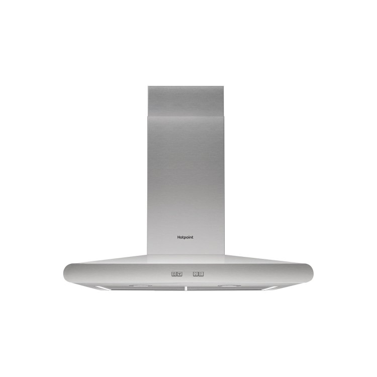 Refurbished Hotpoint PHC67FLBIX 60cm Chimney Cooker Hood Stainless Steel