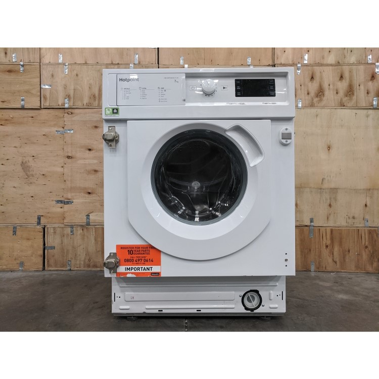 Refurbished Hotpoint BIWMHG71483UKN Integrated 7KG 1400 Spin Washing Machine