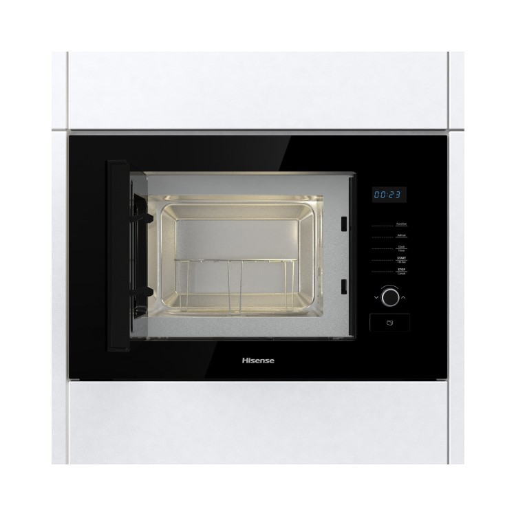 Refurbished Hisense HB20MOBX5UK Built In 20L 800W Microwave Black