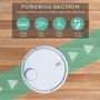 Refurbished Xiaomi Eve Plus Robot Vacuum Cleaner with Laser Navigation and Large Dust Collector for Carpets Hard Floor and Mopping