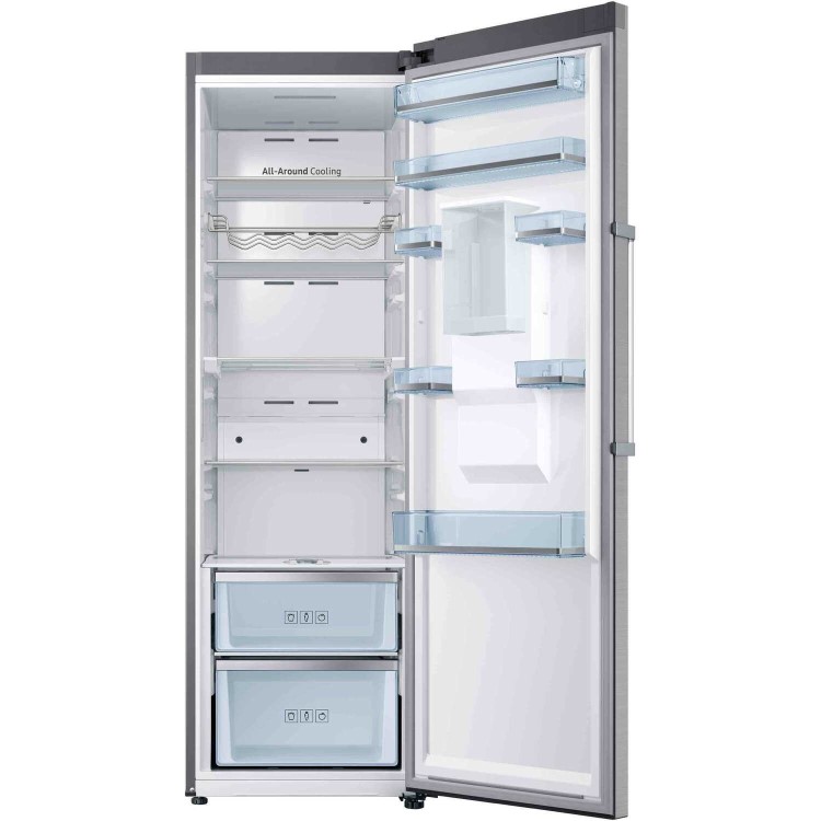 Samsung 380 Litre Tall Freestanding Fridge  - Refined Steel