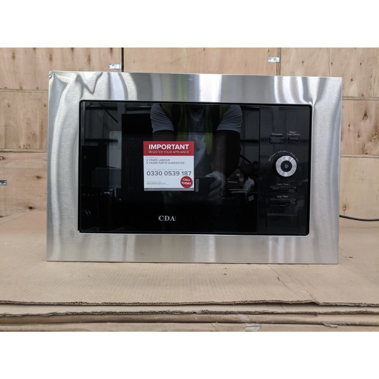 Refurbished CDA VM551SS Built In 17L 700W Microwave Oven Stainless Steel