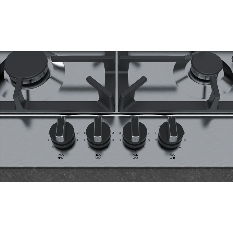 Neff N70 59cm 4 Burner Gas Hob - Stainless Steel